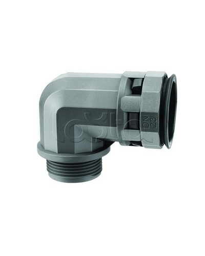 Муфта 90 грд. труба-коробка DN 29 мм, М32х1,5, полиамид, цвет черный DKC PAN29M32N в Йошкар-Оле Повороты, муфты, тройники Pintop.ru