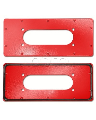 Фланец красный для ST с перф. Тип 3 DKC R5FPST01-RAL3000 в Йошкар-Оле Аксессуары для стоек и шкафов Pintop.ru