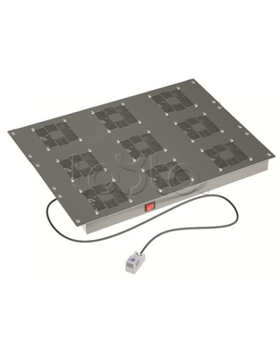 Потолочный вентиляторный модуль, с термостатом 9 вент. для крыши Ш=800мм DKC R5VSIT8009FT в Йошкар-Оле Вентиляторные модули Pintop.ru