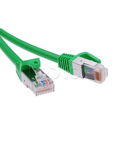Патч-корд экранированный CAT5E F/UTP 4х2, LSZH, зелёный, 5м DKC RN5EFU4550GN в Йошкар-Оле Патчкорды (медные) Pintop.ru