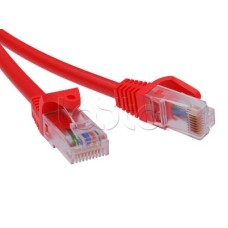 Патч-корд неэкранированный CAT6 U/UTP 4х2, LSZH, красный, 10м DKC RN6UU4500RD