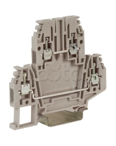 Зажим клеммный проходной 2.5 кв.мм DKC ZDB100GR в Йошкар-Оле Клеммные колодки Pintop.ru