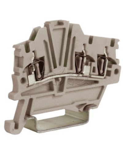 Зажим 1,5 кв.мм серый 1 ввод/2 вывода DKC ZHM410GR в Йошкар-Оле Держатели, клипсы, скобы Pintop.ru