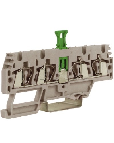 Зажим, 2 ввод/2 вывода, серый 2,5 кв.мм, с размыкателем DKC ZHMS10GR в Йошкар-Оле Держатели, клипсы, скобы Pintop.ru