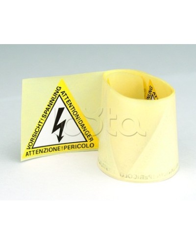 Предупреждающая табличка 60мм DKC ZTA001 в Йошкар-Оле Аксессуары для лотков Pintop.ru