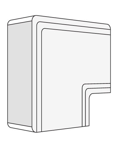 Угол плоский NPAN 120x40 DKC 01742 в Йошкар-Оле Аксессуары для кабель-канала Pintop.ru