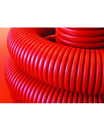 Труба гофрированная двустенная ПНД 90 мм для кабельной канализации с зондом DKC 121990 (50 м) в Йошкар-Оле Труба гофрированная Pintop.ru