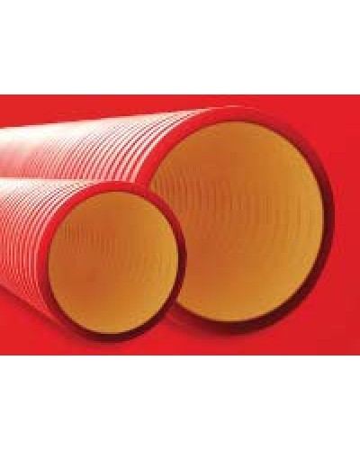 Труба гофрированная двустенная ПНД 110 мм для кабельной канализации без протяжки DKC 160911 (6 м) в Йошкар-Оле Труба гофрированная Pintop.ru