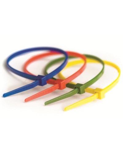 Хомут-стяжка нейлоновый, стандартный PL6.6 3.6х200 мм зеленый DKC 25214CV (100 шт/уп) в Йошкар-Оле Стяжки-хомуты Pintop.ru