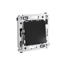 Выключатель одноклавишный в стену, "Avanti", "Черный квадрат" DKC 4402103