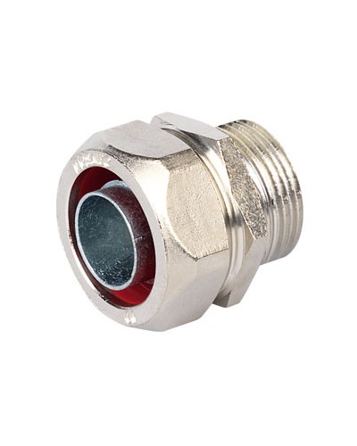 Муфта металлорукав-коробка DN 50,М50х1,5 наружная резьба DKC 6014-50A в Йошкар-Оле Повороты, муфты, тройники Pintop.ru