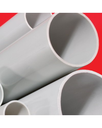 Труба глад. жесткая атмосферостойкая ПВХ 32 мм 3 м тяжёлая серый 30 м DKC 63532UF в Йошкар-Оле Гладкая труба Pintop.ru