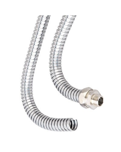 Металлорукав из оцинкованной стали DN 20мм, Dвн 20,5 мм, Dнар 24,5 мм, IP40, 50м DKC 667R2024 в Йошкар-Оле Металлорукав Pintop.ru