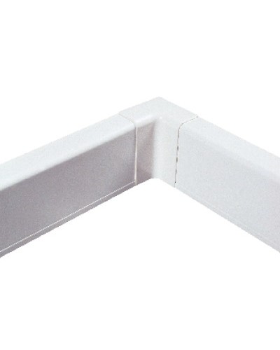 Угол внутренний для плинтусного короба 100х40 мм белый DKC AIR10042 в Йошкар-Оле Аксессуары для кабель-канала Pintop.ru