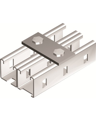 Пластина соединительная, длина 90 мм, 2отв., горячеоцинкованная DKC BMD1011HDZ в Йошкар-Оле Аксессуары для лотков Pintop.ru