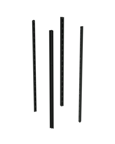 Стойки вертикальные для 19 IT-CQE, В=2000мм, 4шт, RAL9005 DKC (R5KMN20B) в Йошкар-Оле Аксессуары для стоек и шкафов Pintop.ru