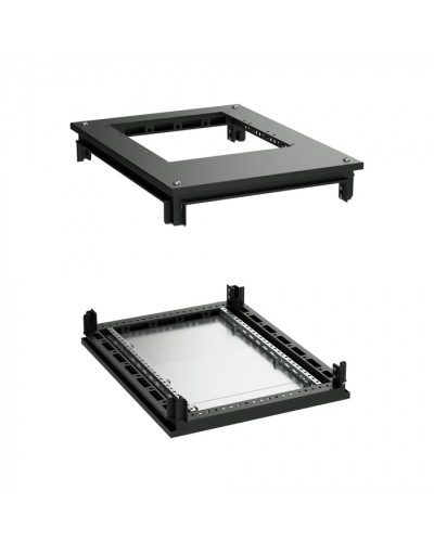 Крыша с фланцем и основание для 19 IT-CQE 800x800, RAL9005 DKC (R5RKTB88FITB) в Йошкар-Оле Аксессуары для стоек и шкафов Pintop.ru