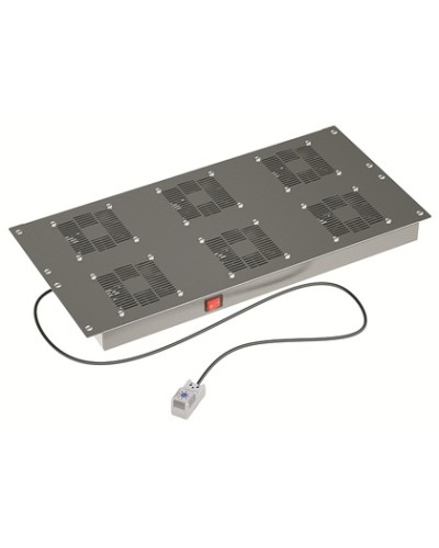 Потолочный вентиляторный модуль, с термостатом 6 вент. для крыши Ш=800мм DKC R5VSIT8006FT в Йошкар-Оле Вентиляторные модули Pintop.ru