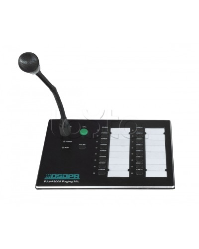 Консоль микрофонная DSPPA PAVA-8008 в Йошкар-Оле Система оповещения и трансляции Dsppa Pintop.ru