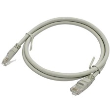 Шнур коммутационный U/UTP категория 5e PVC 2,0 м, серый DR-180009 - Datarex