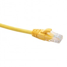 Шнур коммутационный U/UTP категория 5e LSZH нг(А)-HF 15,0 м, желтый Datarex DR-181425