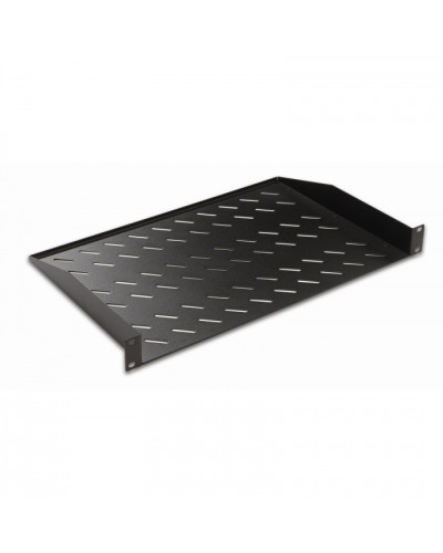 Полка консольная 19, 1U глубина 250мм, нагрузка до 25 кг, чер. Datarex DR-411111 в Йошкар-Оле Полки для шкафов и стоек Pintop.ru