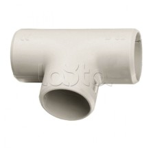 Тройник соединительный для трубы Plast (20мм.) EKF PROxima (tr-t-20)