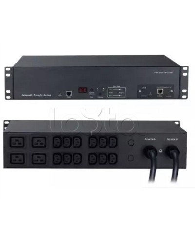 Блок распределения питания Hyperline ATS-R-228H1622-Intelligent в Йошкар-Оле Блоки розеток Pintop.ru