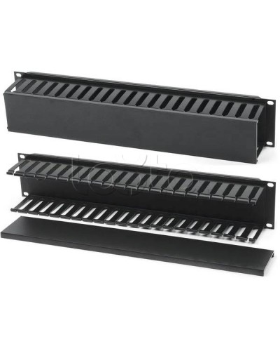 Организатор кабельный с крышкой, 19 Hyperline (CM-2U-PL-COV) в Йошкар-Оле Аксессуары для кабель-канала Pintop.ru