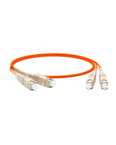 Патч-корд волоконно-оптический Hyperline FC-D2-50-FC/PR-SC/PR-H-120M-LSZH-OR в Йошкар-Оле Патч-корды оптические Pintop.ru