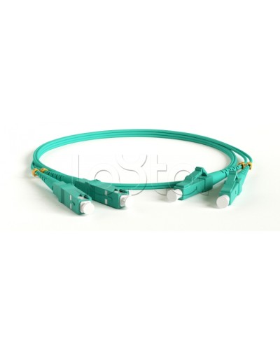 Патч-корд волоконно-оптический Hyperline FC-D2-50-LC/PR-SC/PR-H-3M-LSZH-OR в Йошкар-Оле Патч-корды оптические Pintop.ru