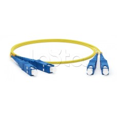 Патч-корд волоконно-оптический одномодовый SM 9/125 (OS2), SC/UPC-SC/UPC, 2.0 мм, duplex, LSZH, 10 м Hyperline FC-D2-9-SC/UR-SC/UR-H-10M