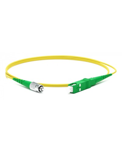 Патч-корд волоконно-оптический Hyperline FC-S2-9-LC/AR-SC/AR-H-3M-LSZH-YL в Йошкар-Оле Патч-корды оптические Pintop.ru