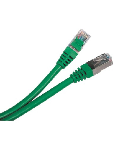 Патч-корд RJ45-RJ45, 4 пары, STP, кат.5е, LSZH (1м) Hyperline PC-LPM-STP-RJ45-RJ45-C5e-1M-LSZH-GN в Йошкар-Оле Патчкорды (медные) Pintop.ru