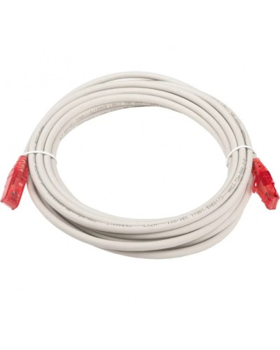 Патч-корд RJ45-RJ45, 4 пары, UTP, кат.5е, LSZH (5м) Hyperline PC-LPM-UTP-RJ45-RJ45-C5e-5M-LSZH-GY в Йошкар-Оле Патчкорды (медные) Pintop.ru