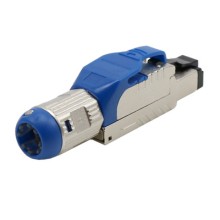 Разъем полевой оконцовки RJ-45 8P8C Hyperline PLUE-8P8C-S-C8-SH-BL