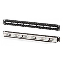 Патч-панель Hyperline PPHD-19-48-8P8C-C6-SH-110D