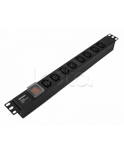 Блок розеток Hyperline SHE19-8IEC-S-IEC в Йошкар-Оле Блоки розеток Pintop.ru