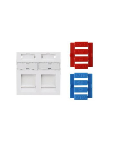 Вставка 45x45 (аналог Mosaic) Hyperline SIP3-2K-M45-45 в Йошкар-Оле Аксессуары для стоек и шкафов Pintop.ru