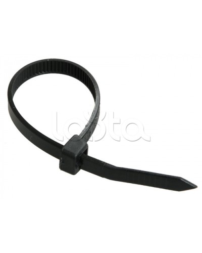 Стяжка 200x3,6 мм нейлоновая, черная IEK (UHH32-D036-200-100) в Йошкар-Оле Стяжки-хомуты Pintop.ru