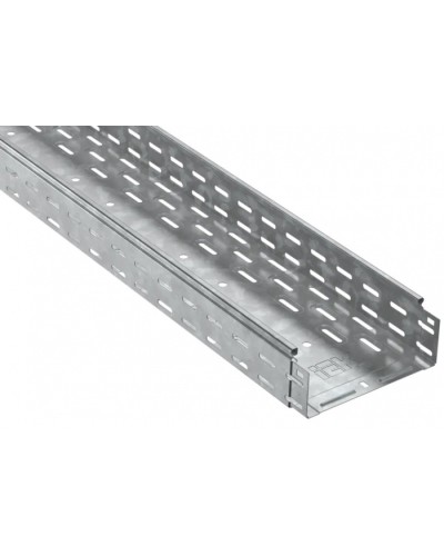 ESCA Лоток перфорированный 80х200х3000-1,0 HDZ IEK (CLP10-080-200-100-3-M-HDZ) в Йошкар-Оле Кабельные лотки Pintop.ru