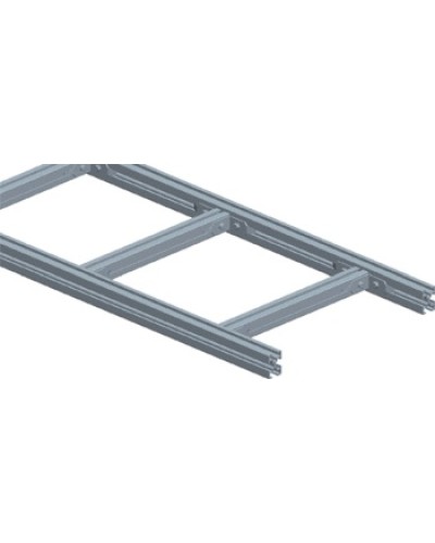 Лоток лестничный, прямая секция шириной 400 мм, алюминий (3 м) LANMASTER LAN-LTA400 в Йошкар-Оле Кабельные лотки Pintop.ru