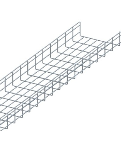 Лоток проволочный 100х100мм, Ф3.8мм, оцинкованный (3 м) LANMASTER LAN-MT100x100-3.8EZ в Йошкар-Оле Кабельные лотки Pintop.ru