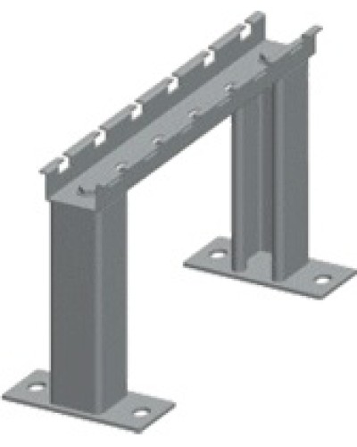 Рама напольная для лотка шириной 150мм LANMASTER LAN-MT-KR150-EZ в Йошкар-Оле Аксессуары для лотков Pintop.ru