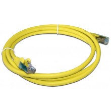 Патч-корд RJ45 - RJ45, 4 пары, FTP, категория 6, 3 м, желтый, LSZH LANMASTER LAN-PC45/S6-3.0-YL