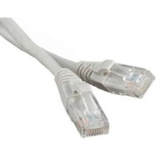 Патч-корд RJ45 - RJ45, 4 пары, UTP, категория 5е, 1.5 м, серый, LSZH LANMASTER LAN-PC45/U5E-1.5-GY