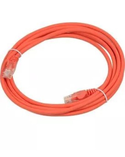 Патч-корд RJ45 - RJ45, 4 пары, UTP, категория 5е, 7 м, оранжевый, LSZH LANMASTER LAN-PC45/U5E-7.0-OR в Йошкар-Оле Патч-корды и пигтейлы Pintop.ru