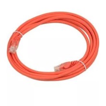 Патч-корд RJ45 - RJ45, 4 пары, UTP, категория 6, 0.5 м, оранжевый, LSZH LANMASTER LAN-PC45/U6-0.5-OR