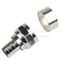 Штекер F-разъем под обжим (RG59) LAZSO APFC12-RG59(100)