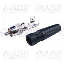 Разъем штекер RCA под винт LAZSO (APR012)